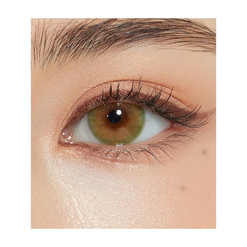 Eye Wish Honey Hazel Brown Green Natural Coloured Contact Lenses
