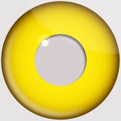 Yellow Block Crazy Coloured Contact Lenses 90 Day Wear