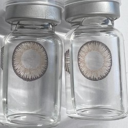 17mm Mini Sclera Natural Grey Honey Orbitron Coloured Contact Lenses (1 Year Wear)
