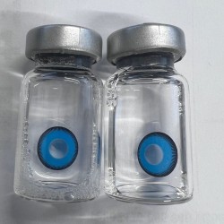 Black Blue Saw Fade Crazy Coloured Contact Lenses (90 days)