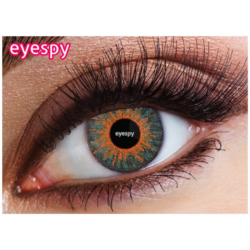 Eyespy Ocean Blue Aqua 3 Tone Natural Bright Coloured Contact Lenses