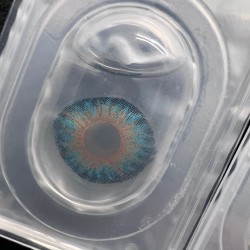 Eyespy Ocean Blue Aqua 3 Tone Natural Bright Coloured Contact Lenses