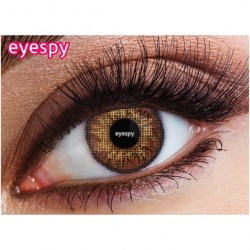 Eyespy Chocolate Brown Hazel 3 Tone Natural Coloured Contact Lenses