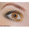 Glimmer Gold Blink Brown Starry Eye Contact Lenses
