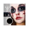 Blind Blackout Black Crazy Coloured Contact Lenses Yearly