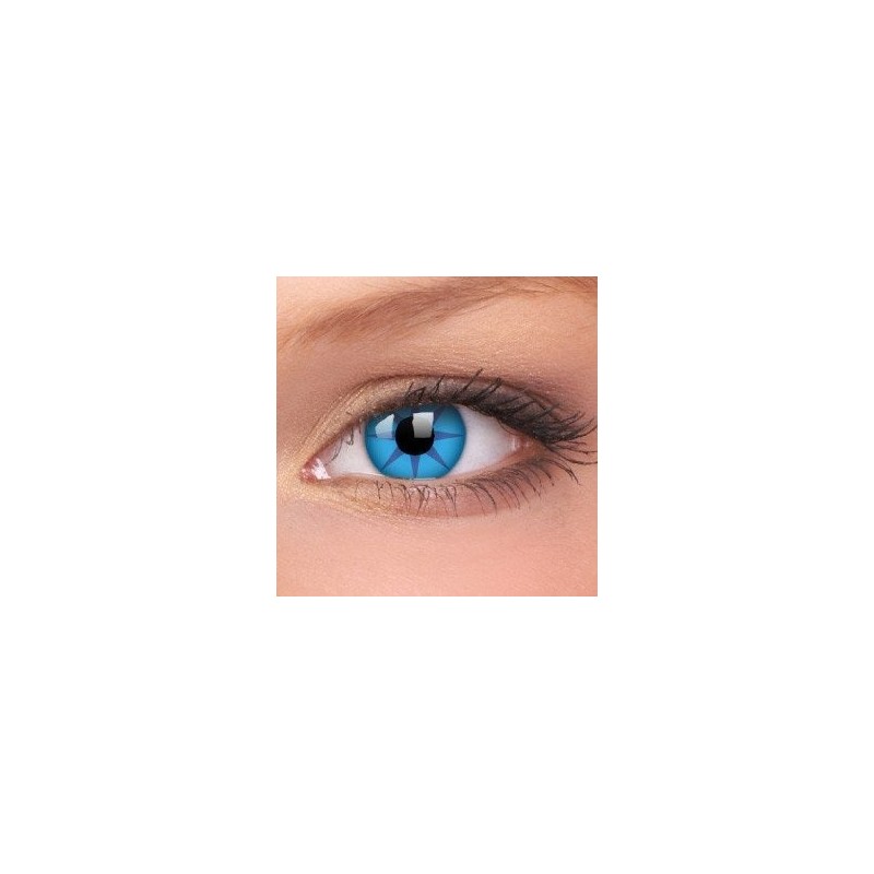 Blue Star Crazy Colour Contact Lenses (1 Year Wear)