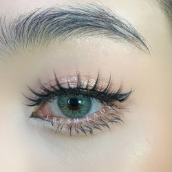 FreshLady Sun Kissed Bella Grey Green Coloured Contact Lenses Yearly FreshLady - 3
