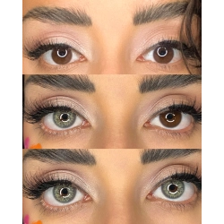 FreshLady Sun Kissed Bella Grey Green Coloured Contact Lenses Yearly FreshLady - 7