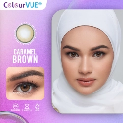 ColourVUE Caramel Brown Hazel Natural Coloured Contact Lenses MAXVUE Vision - 3