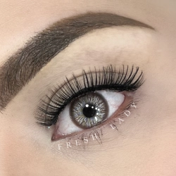 FreshLady i Heart Brown Coloured Contact Lenses Yearly FreshLady - 2