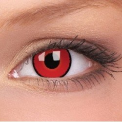 ColourVue Voldemort Red Black Ring Crazy Coloured Contact Lenses (1 Year Wear)