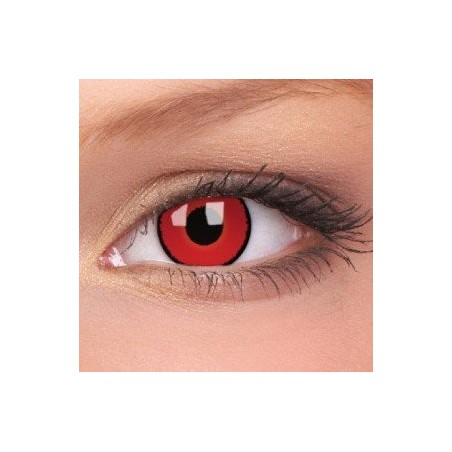 ColourVue Voldemort Red Black Ring Crazy Coloured Contact Lenses (1 Year Wear)