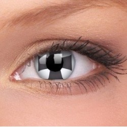 Black Cross Crazy Colour Contact Lenses (1 Year Wear)