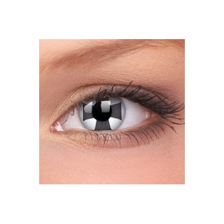 1 Day Use Black Cross Coloured Contact Lenses (1 Day)