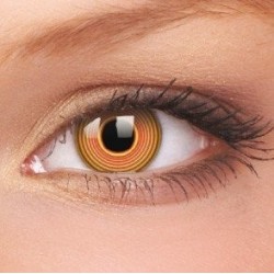 1 Day Use Crazy Red Spiral Coloured Contact Lenses (1 Day)