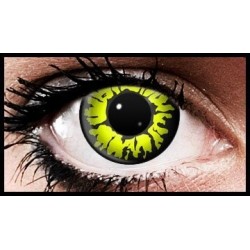 Yellow Wolf Crazy Coloured Contact Lenses (90 Day Lenses)