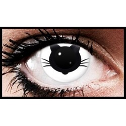 Black Cat Crazy Coloured Contact Lenses (90 Day Lenses)