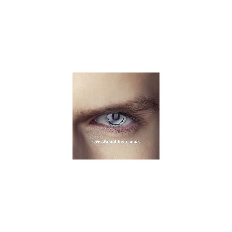 EDIT Terminator Text Eye Contact Lenses