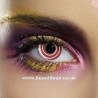 EDIT Crazy Red Spiral Contact Lenses