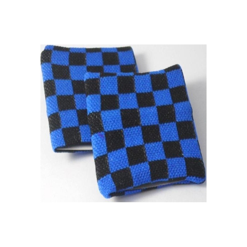 Black and Blue chequered  Board Design Sweatband Armband