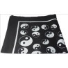 Black and White (Black Base) Yin Yang Bandana 100% Cotton