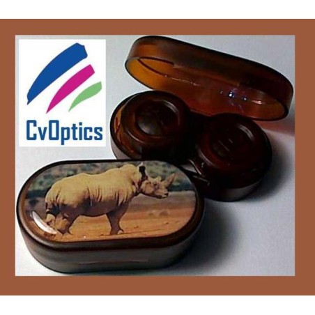 Rhino Endangered Species Contact Lens Soaking Case