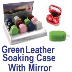 Green Leather Contact Lens...
