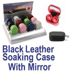 Black Leather Contact Lens...