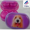 Collie Furry Friends Contact Lens Soaking Case