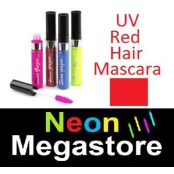 New Stargazer Colour Streak Hair Mascara - UV Neon Red