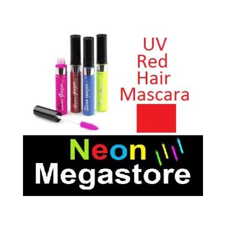 New Stargazer Colour Streak Hair Mascara - UV Neon Red