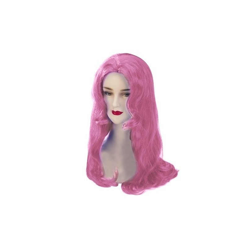 Hot Pink Stargazer Adjustable Mermaid Style Fashion Wig