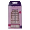 Body Collection Pink French Half Moon Nails Short Square with Glue 1070