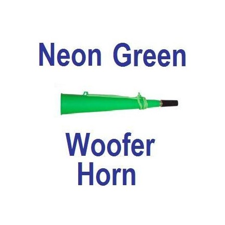 Neon Green Rave Party Woofer Horn