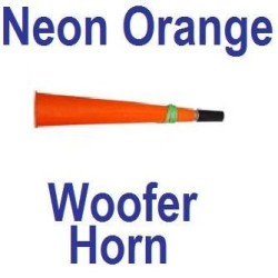 Neon Orange Rave Party Woofer Horn