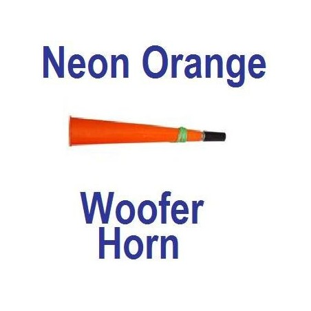 Neon Orange Rave Party Woofer Horn