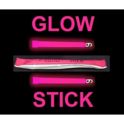 PINK 6\" GLOWSTICK for Clubbing Rave Party Glow Sticks