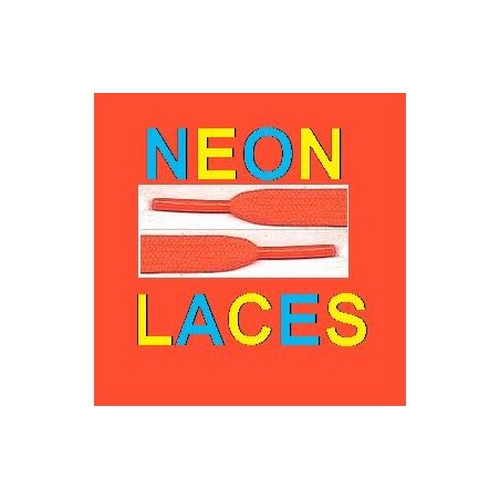 New Orange Neon Laces For Shoes, Boots, Pumps & clubing