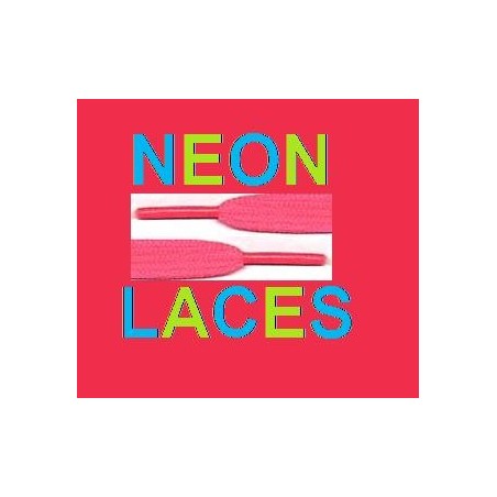 New Pink Neon Laces For Shoes, Boots, Pumps & clubing