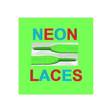 New Green Neon Laces For Shoes, Boots, Pumps & clubing