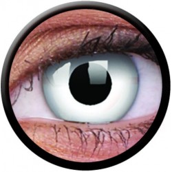 ColourVUE 1 Day Use White Out Halloween Coloured Contact Lenses
