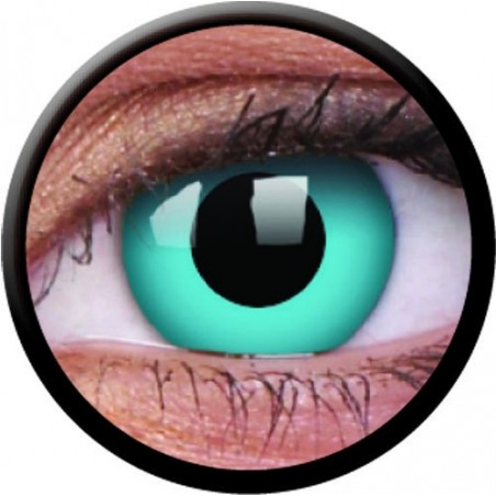 ColourVUE 1 Day Use Sky Blue Crazy Halloween Coloured Contact Lenses