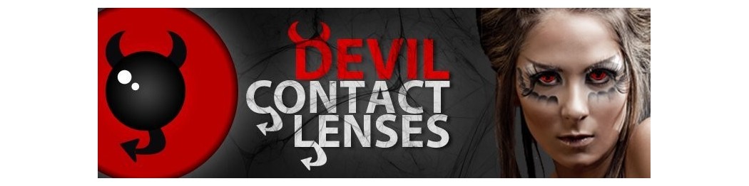 Halloween Devil Look Contact Lenses