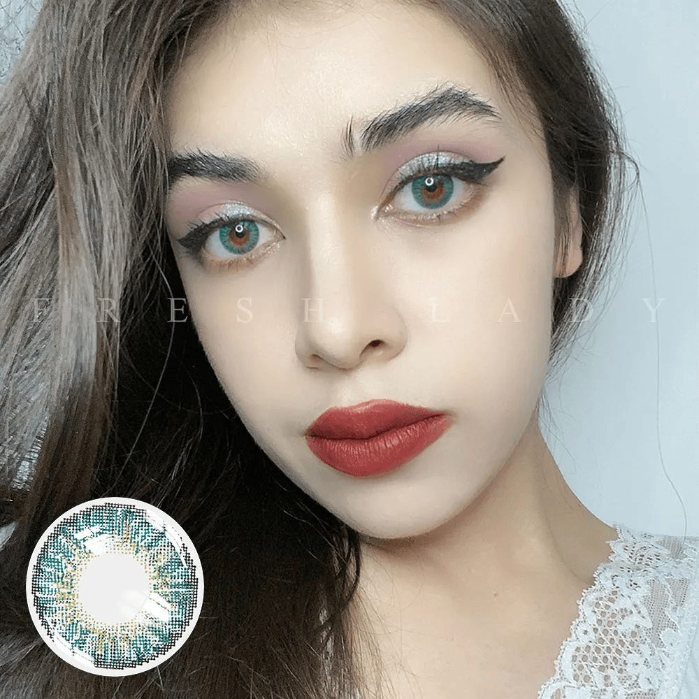 Freshlady Three Tone Kallaite Green CONTACT LENSES